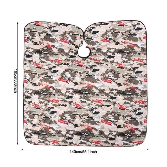 Tablier D'enveloppe De Coiffeur De Coiffure Antistatique Robe De Cape De Coupe De Cheveux De Salon Adulte Imperméable