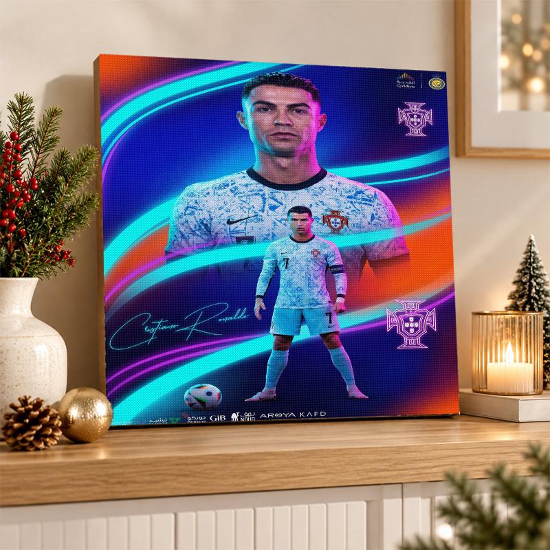 Zestaw do Malowania Diamentami Cristiano Ronaldo 5D Pełny Wiertak DIY Mozaika Diamentowa Sztuka Ścienna Wystrój Domu
