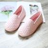 Fashion New 2025 Spring Autumn At Home Thermal Anti-Skid Slippers Women's Knitted Indoor Slippers Soft Outsole House Shoes