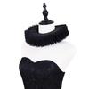 Comfortable Elizabethan Neck Ruff Victorian Ruffle Choker Adjustable Neck Ruff for Medieval Costume