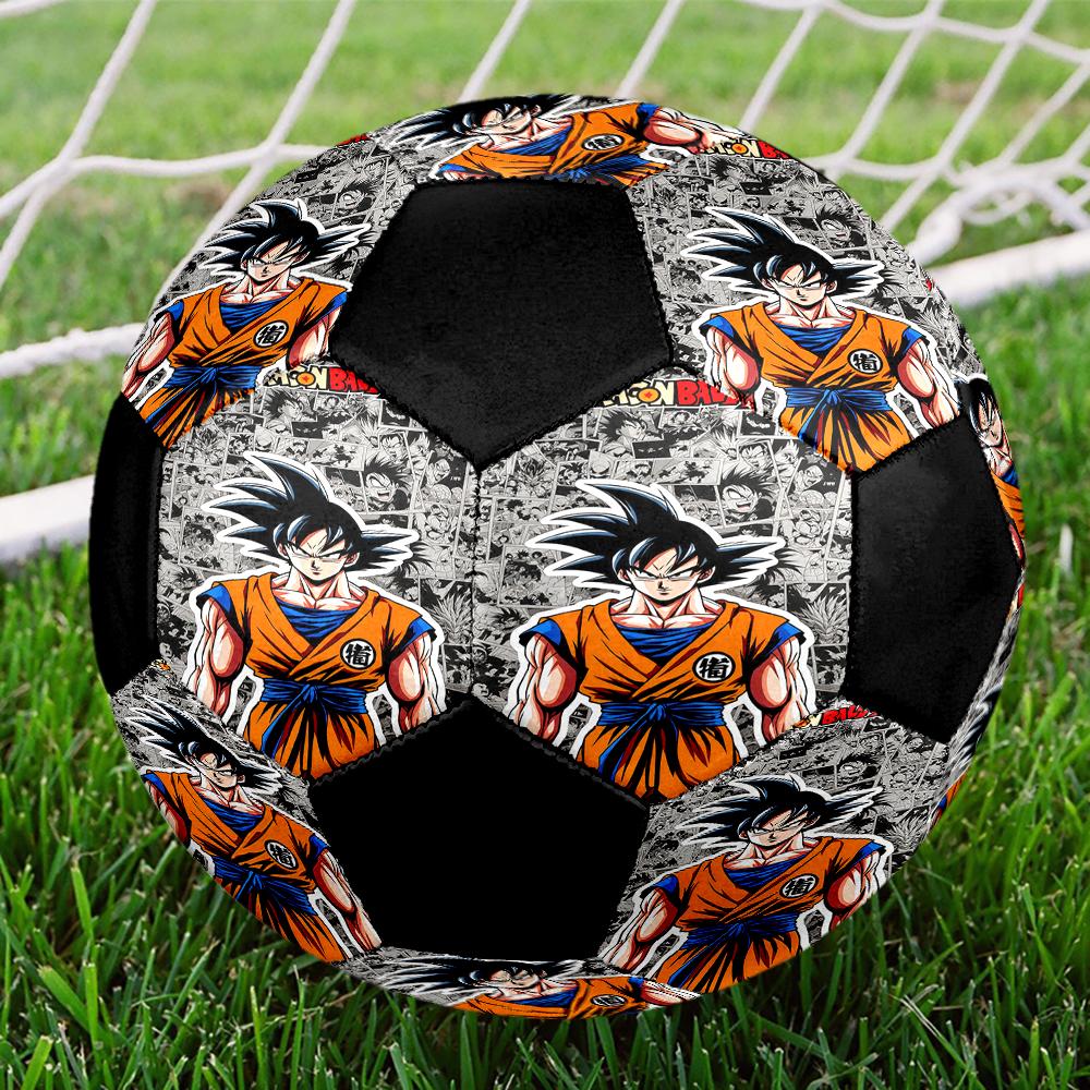 1pc Son Goku Dragon Ball Football Soccer Ball Size 5 Indoor Soccer Ball Fashion Colorful Backyard Game -Great For Sports Fans Gift HE39