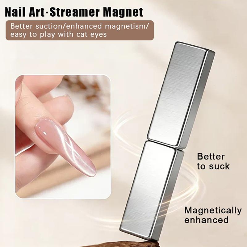Super Strong Thick Strip Magnet Cat Eye Magnet For Nail Gel Polish 3D Line Strip Effect French Multi-Function Magnet Pen Tools