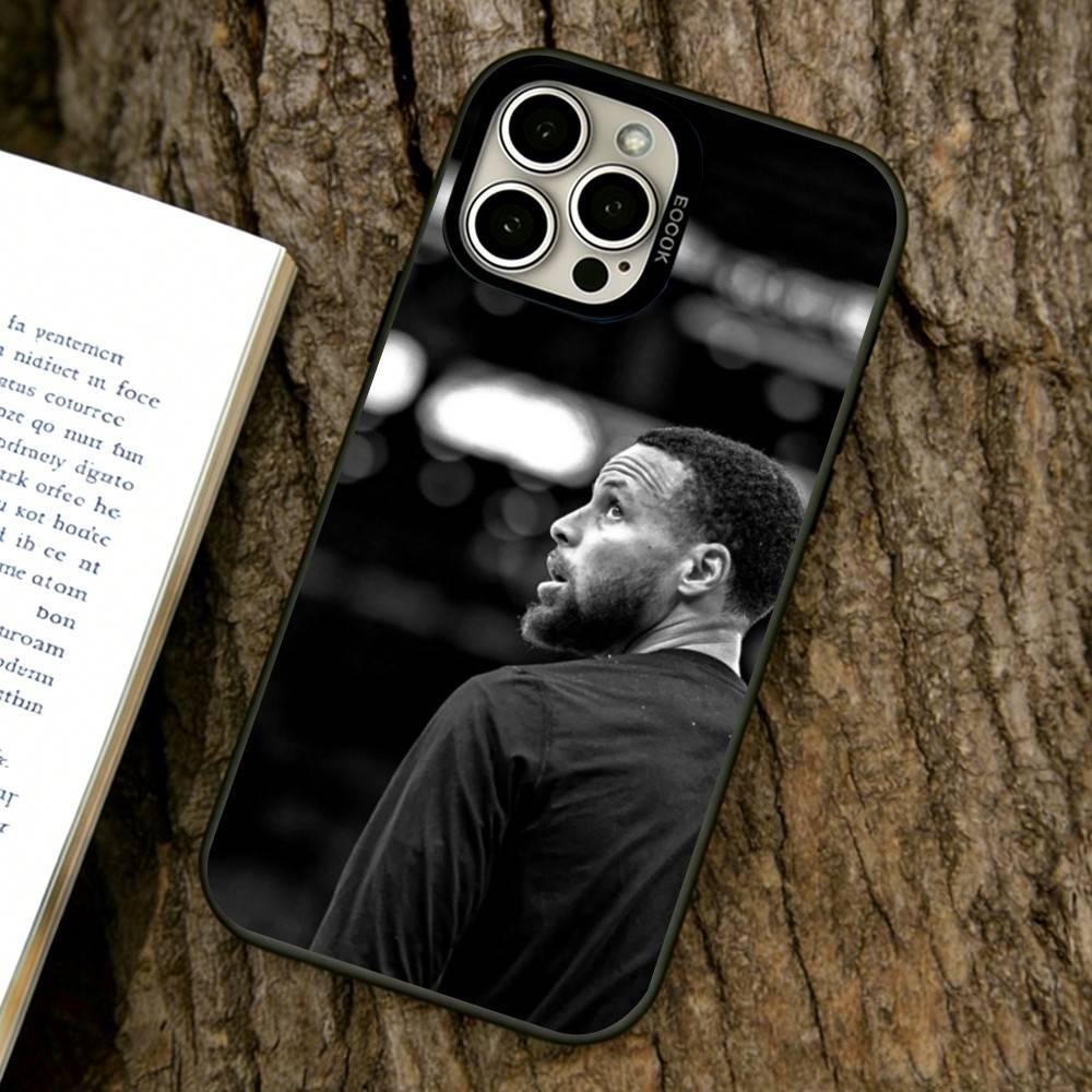 

Superstar Stephen Curry Phone Case For iPhone 17,16,15,14,13,12,11 Plus,Pro Max,XS,Colorful Silver Black Cover iPhone16Plus