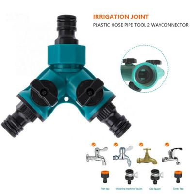 2-Wege Wasser Schnellverbinder Adapter Verbinder Verteiler
