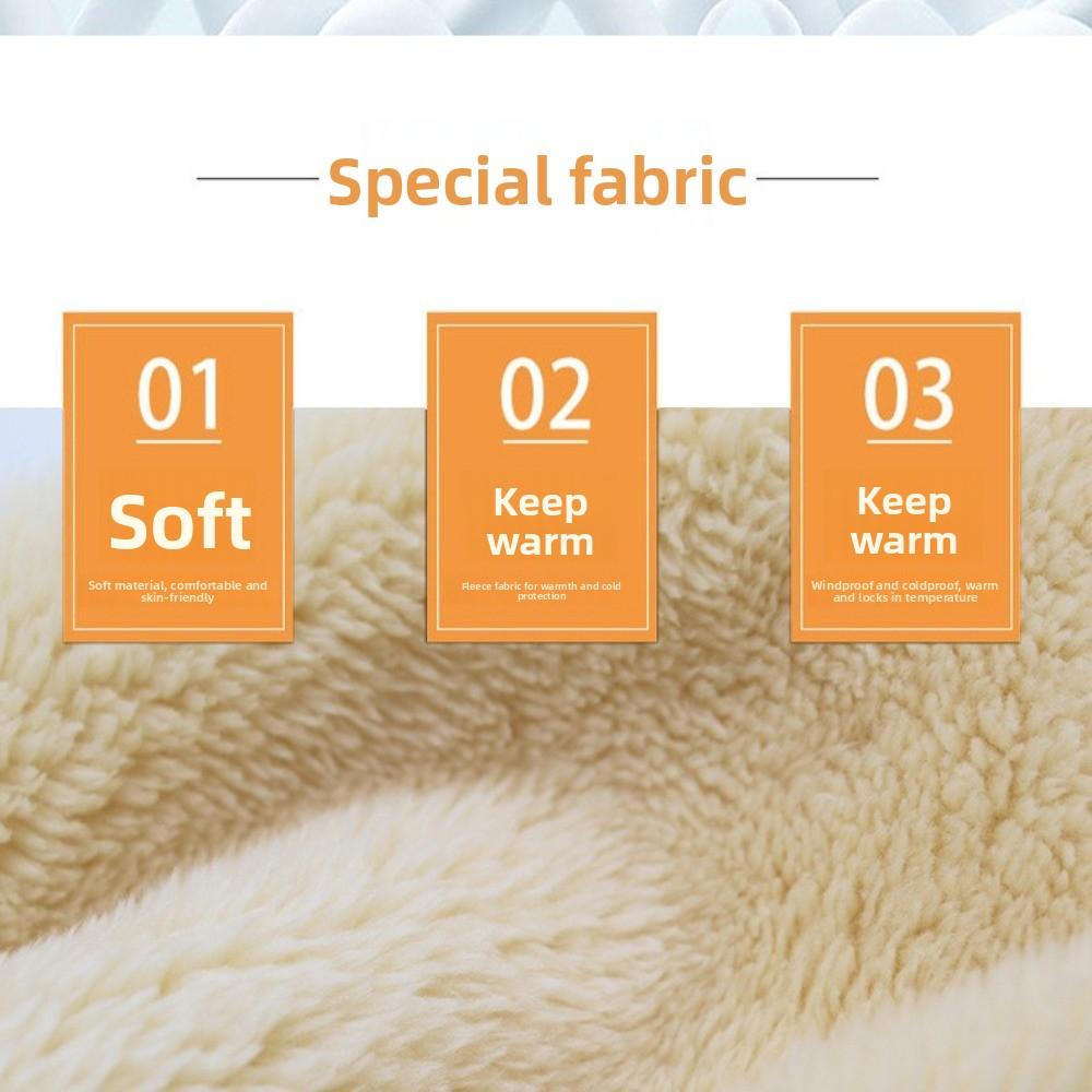 Keep Warm Neck Mask Hat Thickened Plush Cycling Cap Fashion Warm Hat  Winter