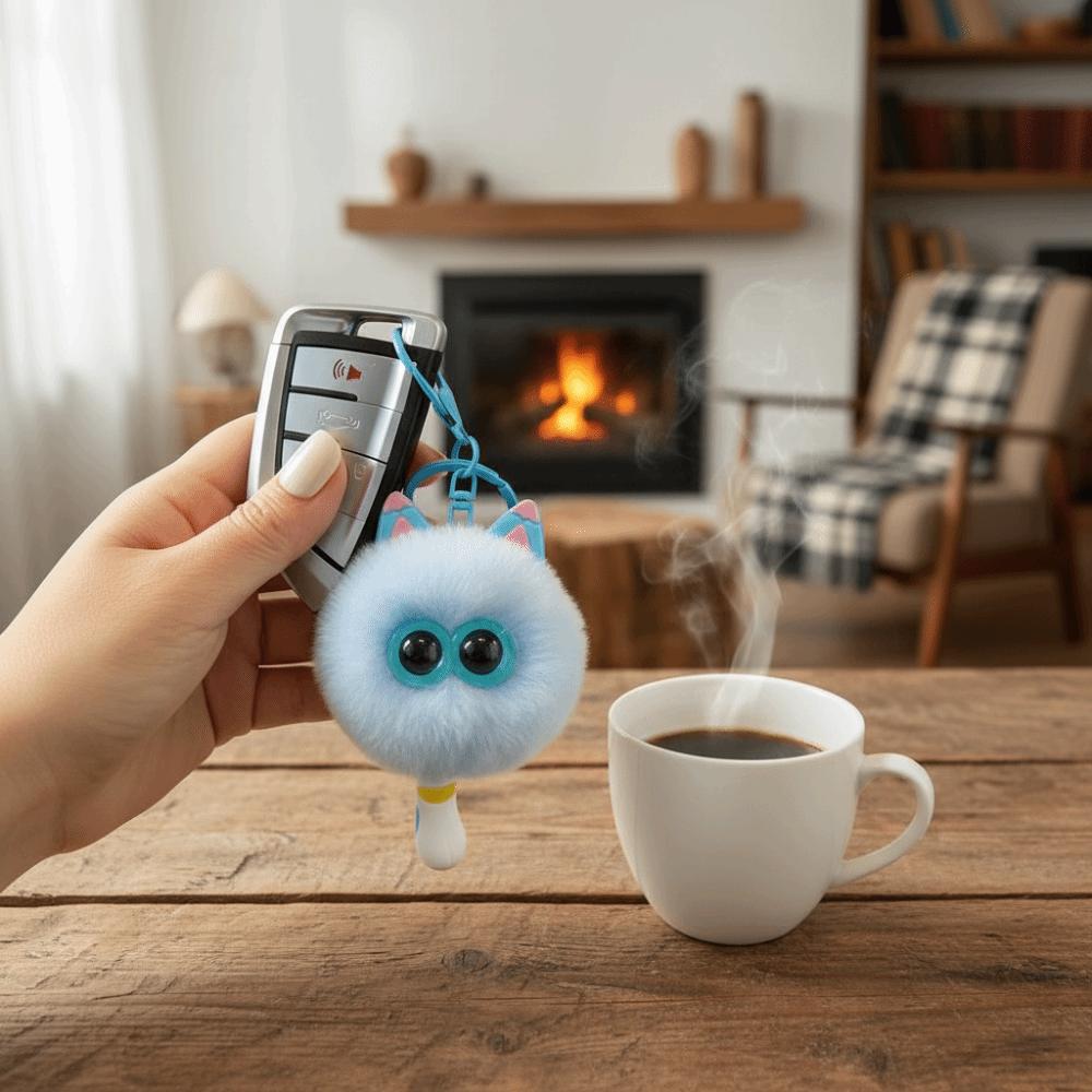 Creative Couples Plush Keychain Cute Cartoon Keychain Bag Accessories  Gifts For Women