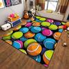 Racchette da tennis palla tappeto Yoga soggiorno decorazione stanza tappetino per gattonare bambini zerbino tappeto da area tappetino per giochi