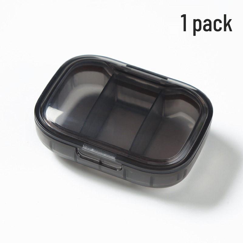 Compact Moisture-Proof Medicine Box: Portable, Compartmentalized Pill Case for Three Meals Daily