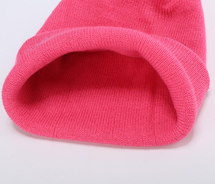 Blank Classic Fashion Keep Warm Winter Men Women Soft Daily Unisex Circle Type Non-Slotted Knitted Beanie Hats