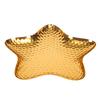Creative Star-Shaped Metal Dessert Tray Small Appetizer Plate for Cake Fruit