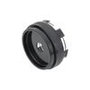 4PCS JDM Sport Rim Cap Clip 62mm VOLK RAYS Emblem Sticker Wheel Center Hub Caps Car Cover Cap Black & Silver