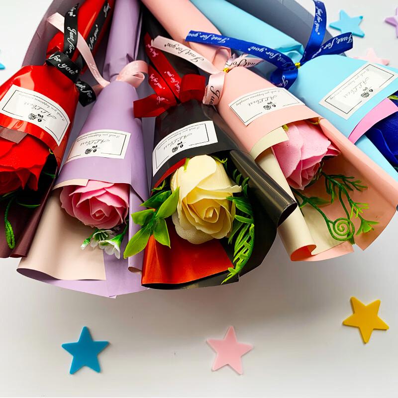 

Soap Rose Bouquet Gift Set (5 Bundles) for Mother s Day & Women s Day