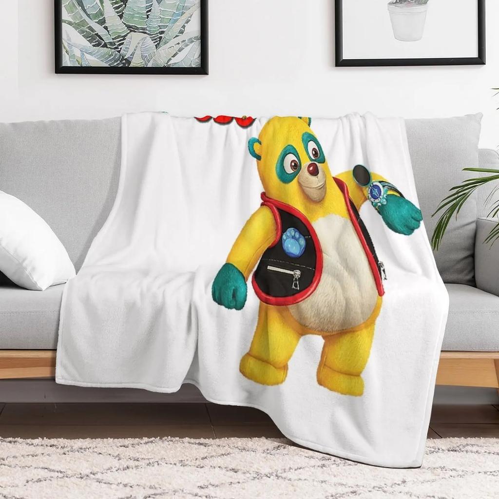Special Agent Oso Throw Blanket Soft Comfort Blanket for Reading Watching TV