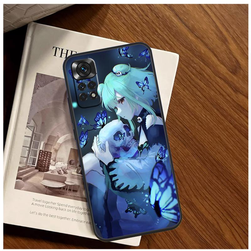 Uruha Rushia Hololive Case For Xiaomi Redmi 12 12C 13C 10C 9C Redmi Note 13 12 9 10 11 Pro 9S 10S 11S 12S Cover