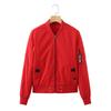 2 new fashion popular stand-up collar urban casual cotton clothes pilot jacket spring and autumn coat women