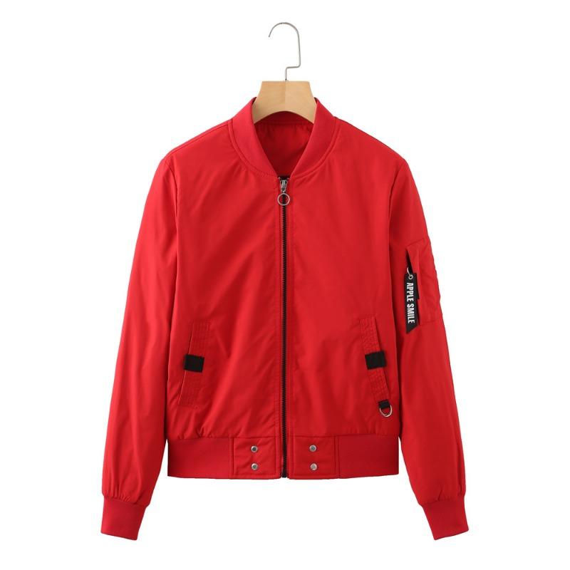 2 new fashion popular stand-up collar urban casual cotton clothes pilot jacket spring and autumn coat women