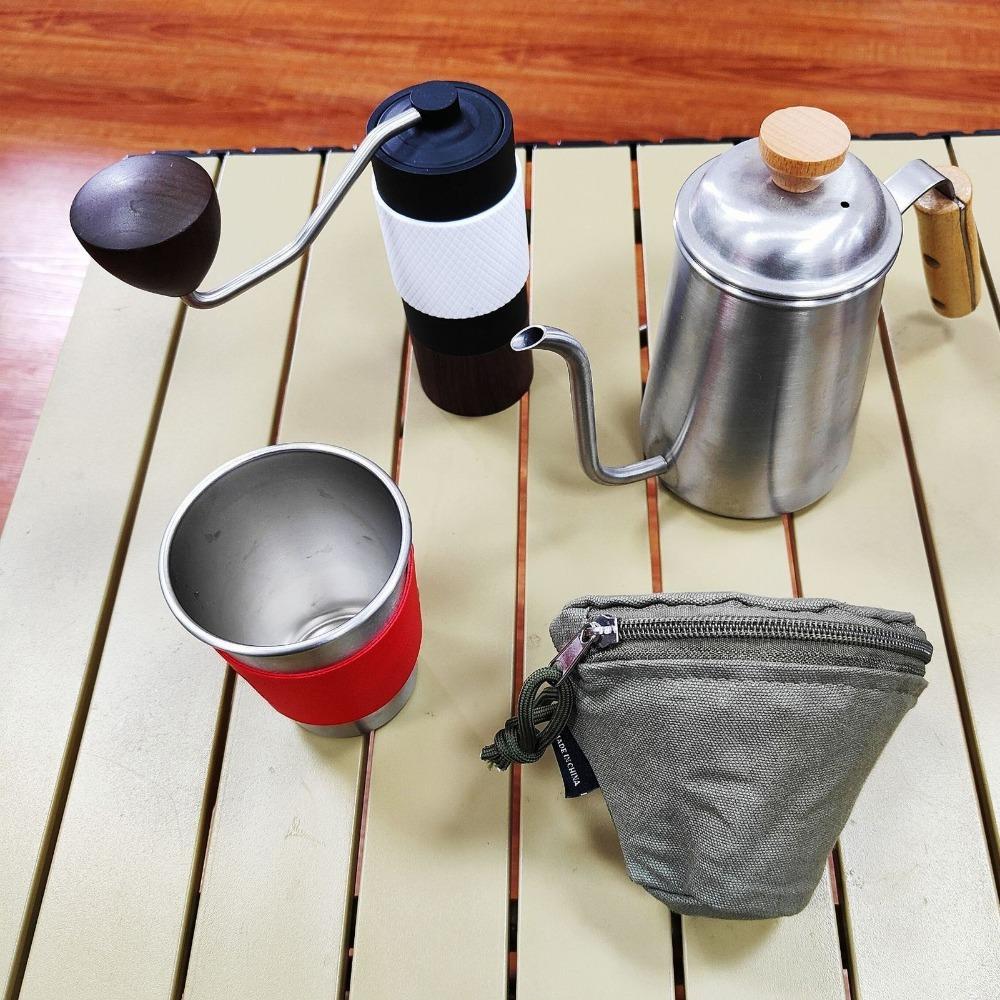 Waterproof Canvas Coffee Filter Storage Bag Reusable Coffee Filter Paper Bag Travel Friendly
