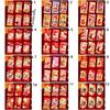 6pcs Chinese Style 2026 Horse Year Red Envelopes Cartoon Money Envelope  Wedding Event