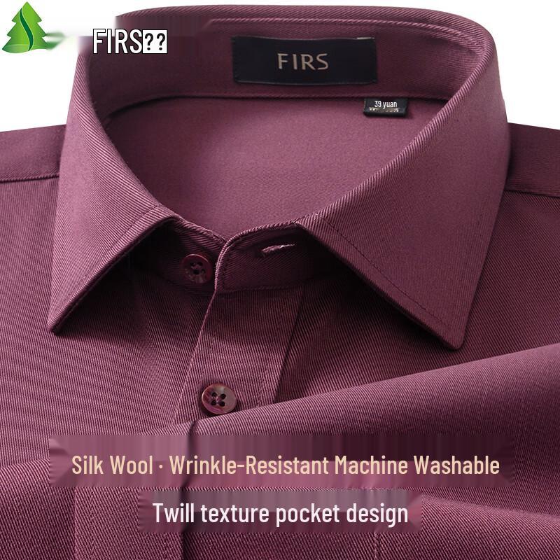 

Shanshan Men s Washable Wool Blend Long-Sleeve Shirt 43