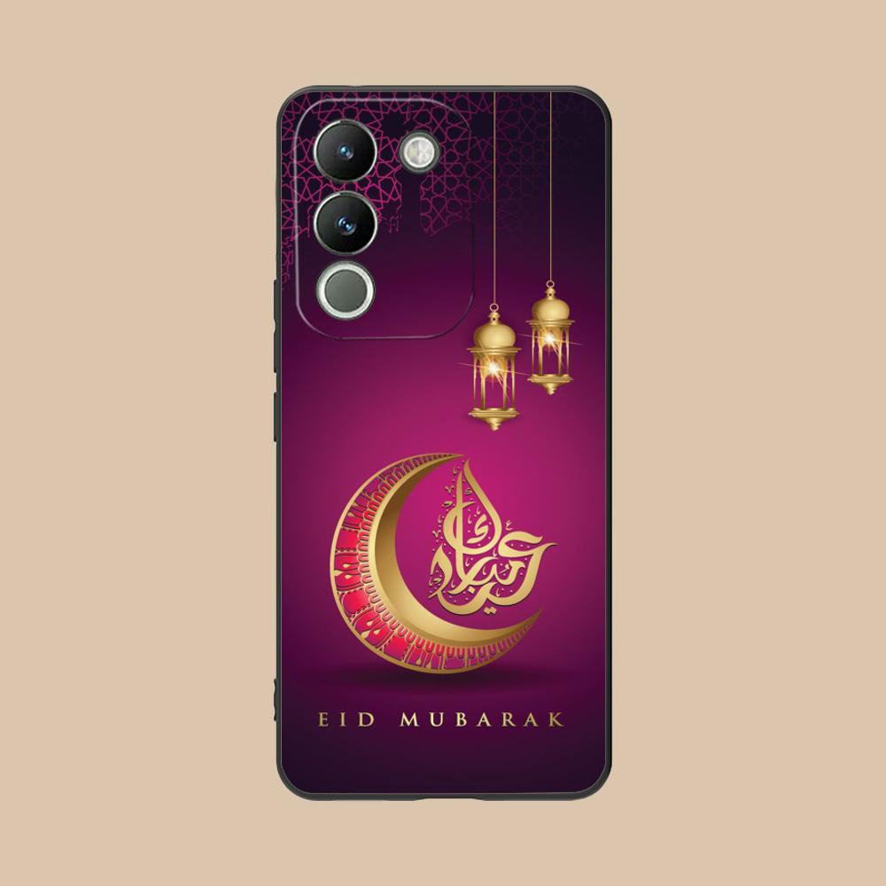 Eid Mubarak Mobile Phone Case for VIVO Y77 76 75 74 73 72 58 56 55 51 50 38 36 Y19 Y18 Y03 Y01 5G Colorful Printing Cover Cover