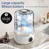 F1 portable mini washing machine with USB charging, silent and fully automatic washing machine, a must-have for dormitory travel
