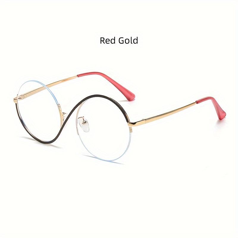 

Премиальные очки с защитой от синего света Женские Стильные Металлические Полуободковые Компьютерные Очки Модные Высококлассные Для Зрения Для Защиты