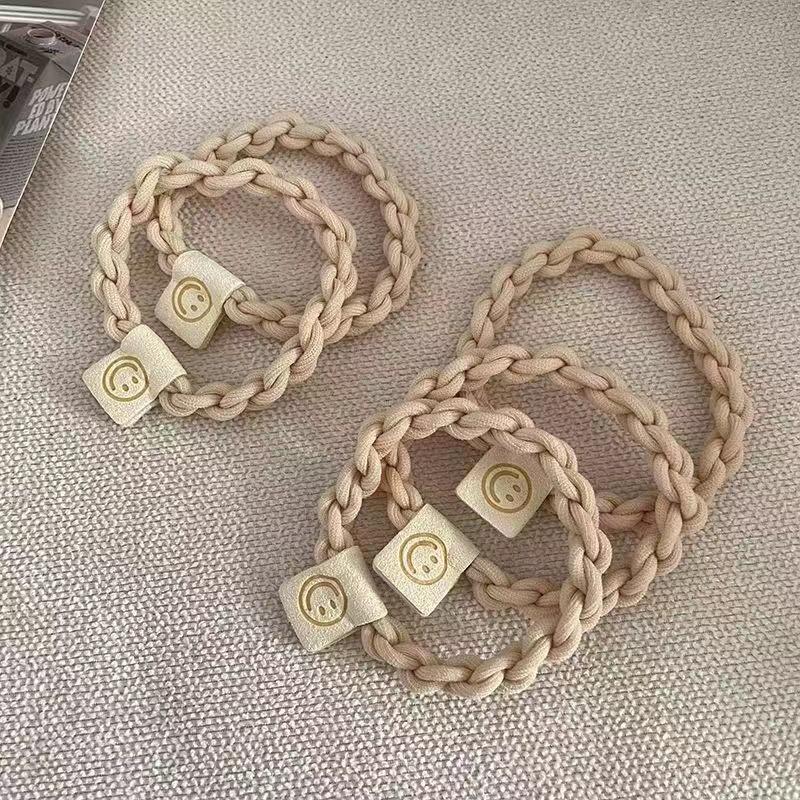 

Корейские прочные женские резинки для волос для девочек, эластичные резинки для волос, держатели для волос в виде хвоста/резинки/галстуки, аксессуары one size бежевый