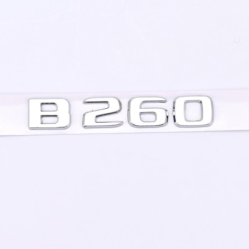 Emblemi Coda e Cilindrata Compatibili per Mercedes-Benz Classe B: B180, B200, B220, B260