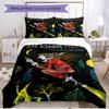 3-teiliges Bettbezug-Set (1 * Bettbezug + 2 * Kissenbezug, ohne Kern), Der Rauber Hotzenplotz Print Weiches Ganzjahres-Bettwäscheset, Heim-Schlafzimmer-Dekoration Geschenk