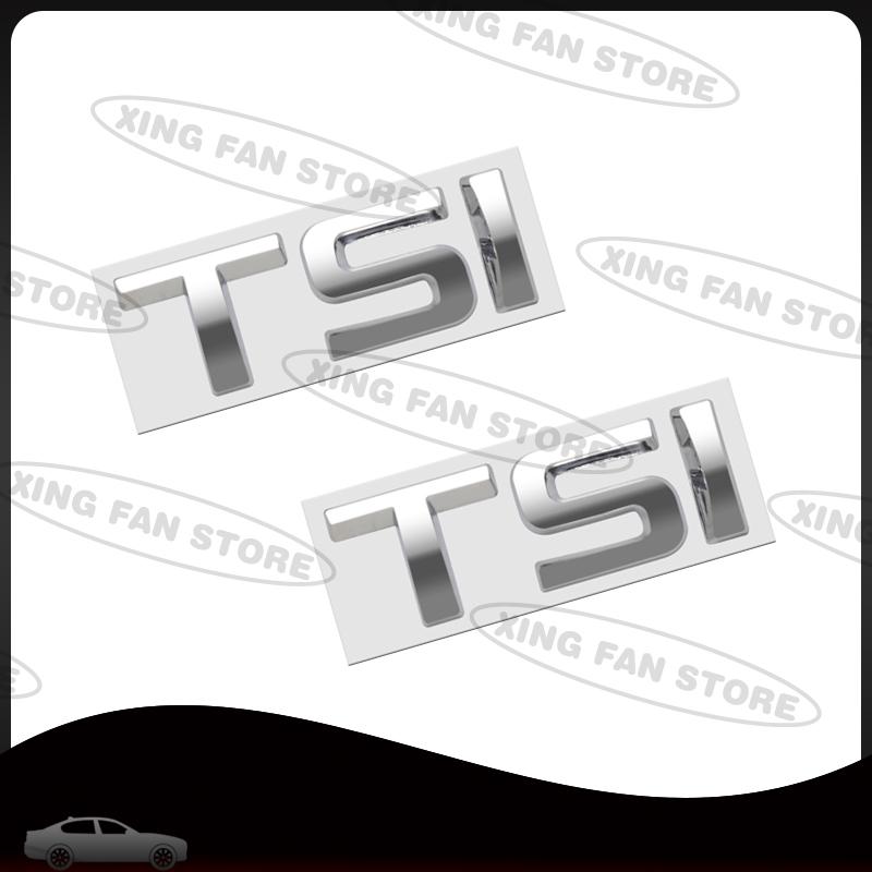 yngcr0 Auto Styling TSI Emblem Car Rear Trunk Badge Decal Body Sticker For Skoda Octavia 3 2 Superb Karoq Fabia Yeti Kamiq Accessories