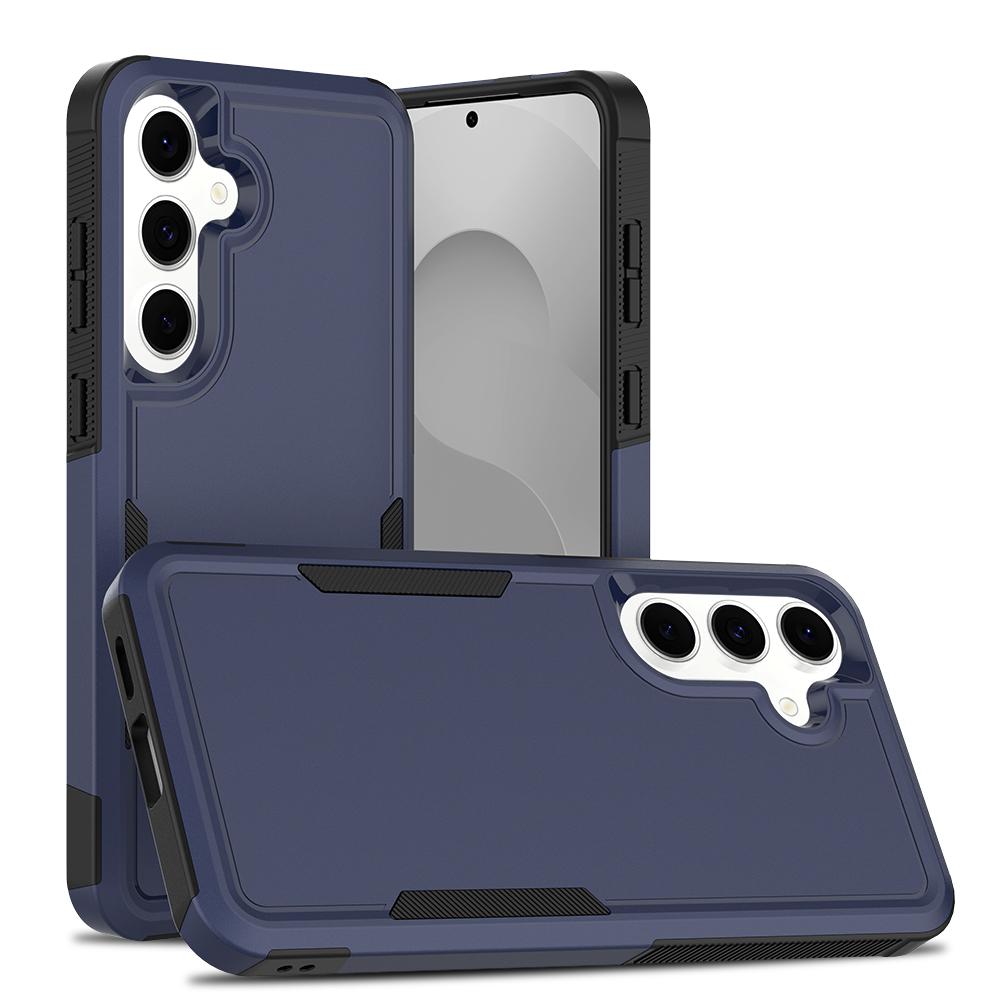 

Противоударный чехол для Samsung Galaxy S25 FE S25Plus S25+ S25Ultra S25Edge S25FE Фунда TPU+PC Двухслойная защита Чехол для мобильного телефона for Galaxy S25 Plus синий