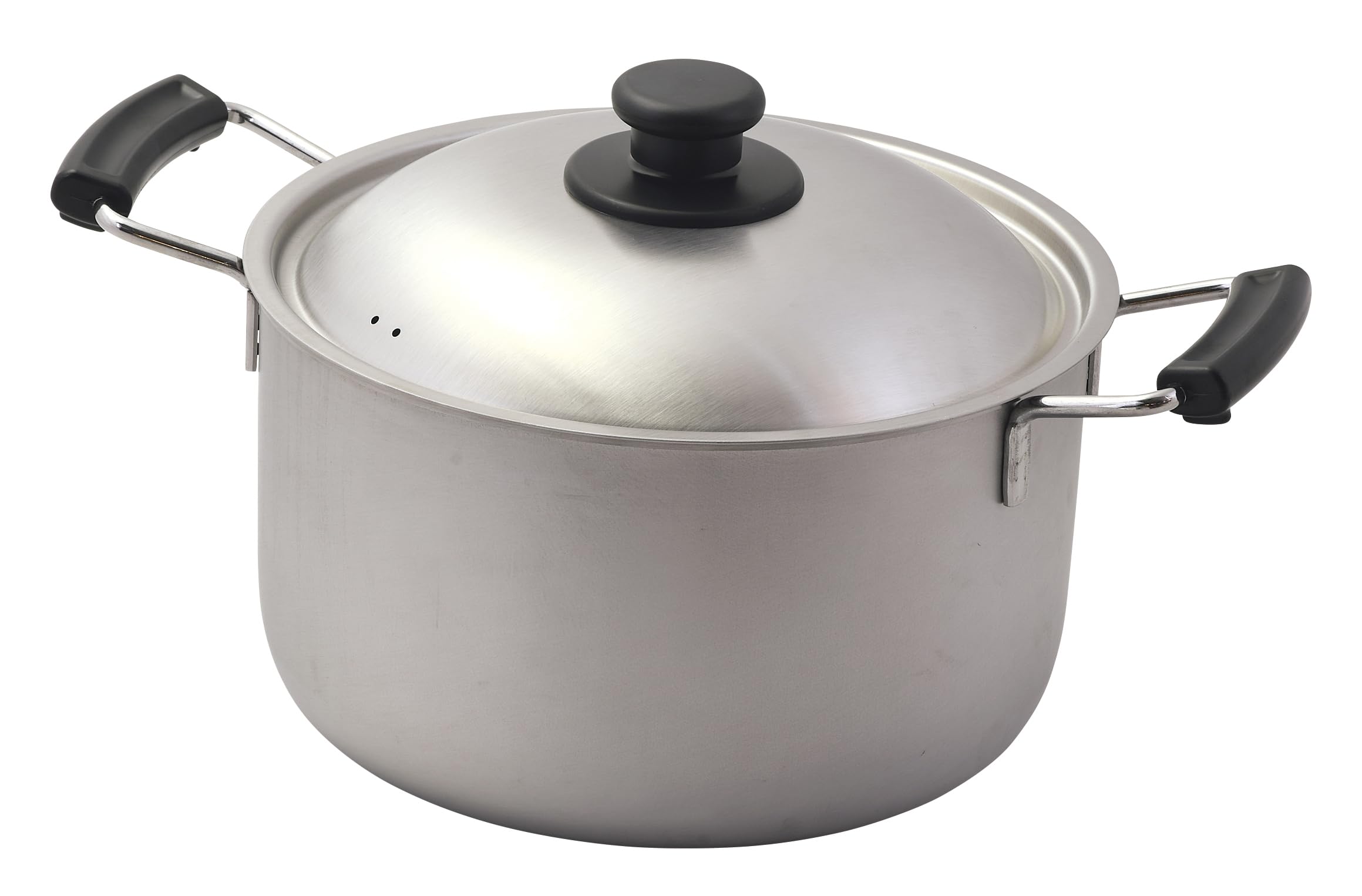 

Pearl Metal 22cm Deep Stainless Steel Pot with Galaxy Embossing, Induction Cooking Compatible, Made in Japan, HC-821