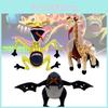 Bedårende Zoochosis Plysdyrdukker med Unikke Designs i Blødt Kort Plysstof