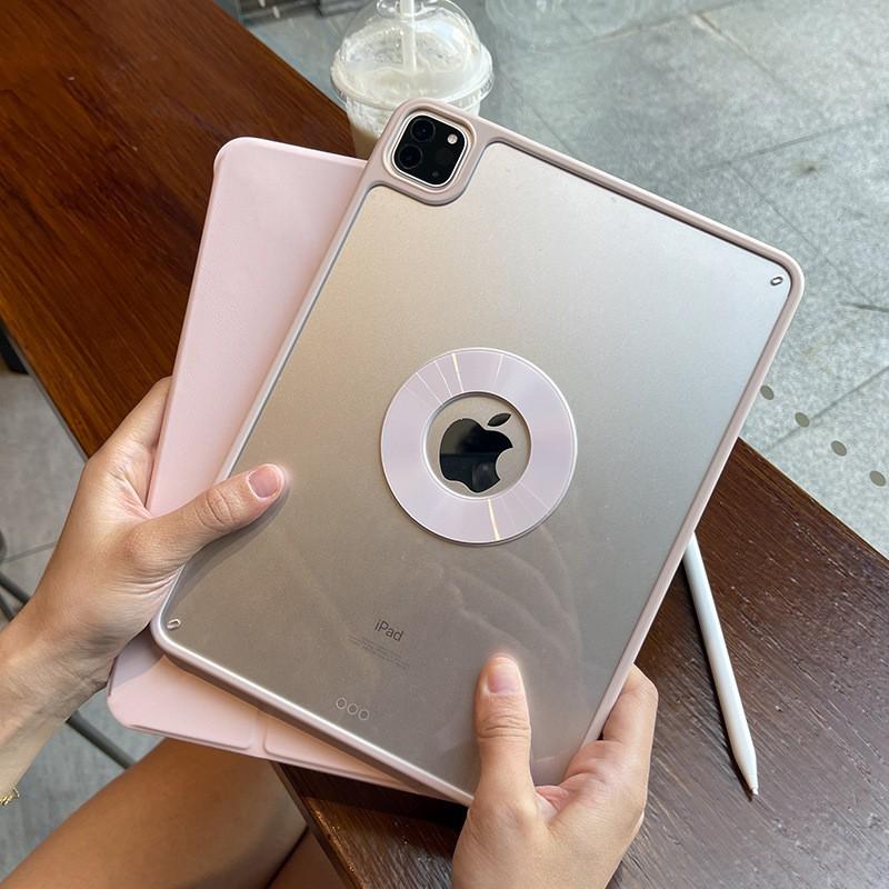Slim Magnetic Folio Case IPad Pro Air 8 10th Gen 10.2 Inch With Stand Support No Pencil Slot Acrylic Full Cover