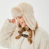 Imitation Rabbit Fur Lei Feng Hat Women's Autumn and Winter European and American Trends Plush Ear Protection Hat Thickened Warm Knitted Hat Fashion