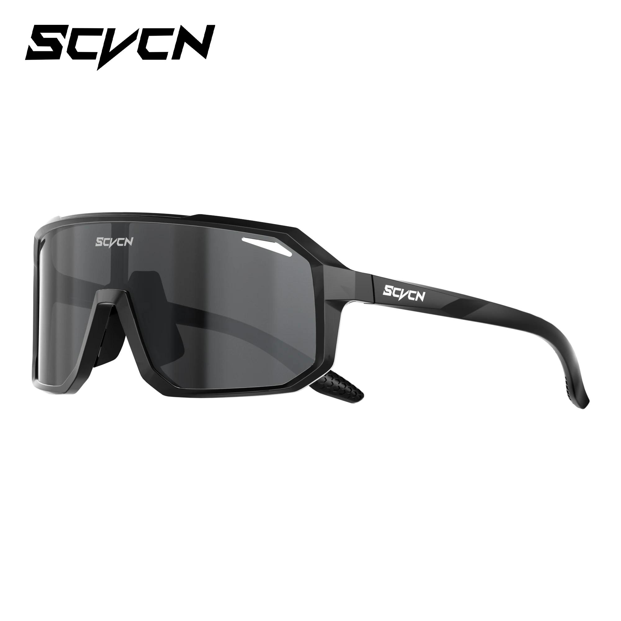 

SCVCN Hiking Eyewear Cycling Glasses Bike Sunglasses MTB Bicycle Camping Golf UV400 Sports Protection Glasses for Men Women