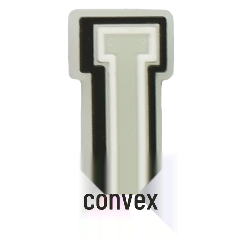 Fluorescent PVC Soft Rubber Clog Shoe Decorations - Letters & Numbers - DIY Accessories