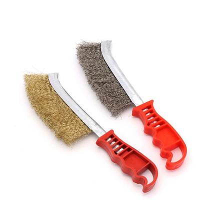 Grill Cleaner BBQ Grill Steel Wire Brush Cleaning Tools Grills Picnics Barbecue Tools Handle Brush Cleaning Accessories