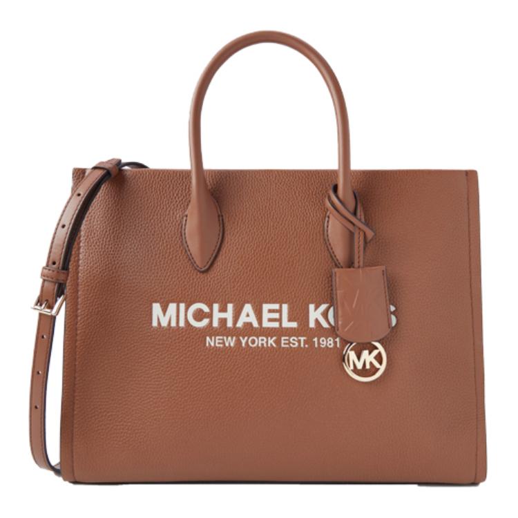 New MICHAEL KORS Cow Leather Handbag, Shoulder Bag Medium Women's Leather Brown 35S2G7ZT7L-299
