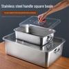 304 Stainless Steel Commercial Deep Serving Tray