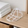 Gabbia per Lavaggio Cappelli per Lavatrice, Rastrelliera Pulitore per Cappelli da Baseball con Design a Rete Vuota, Chiusura laterale a fibbia, Lavatrice per Cappelli in Plastica