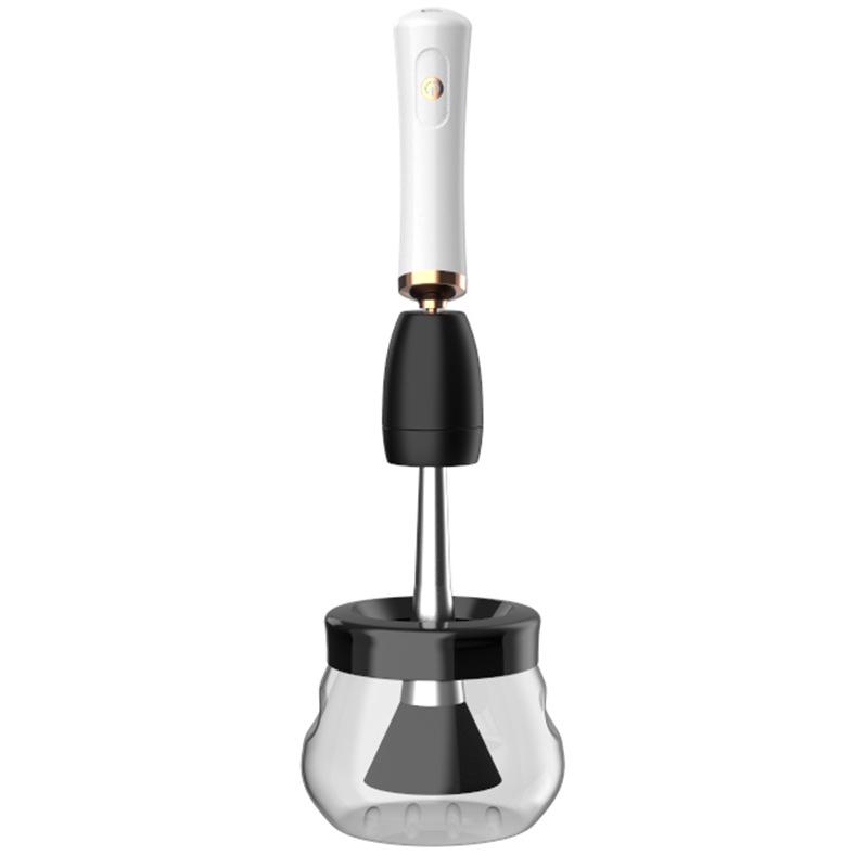 USB Rechargeable Electric Makeup Brush Cleaner & Spin-Dry Scrubber