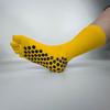 Professional Women's Pilates Yoga Toe Socks for Spring Summer Gym Fitness Exercise Custom Logo Anti-Slip Grip Sports Fitness