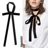 Narrow Long Silk Scarf Solid Color Women's Tie Scarf A Must-have for Pairing with a White Shirt Ladies Belt Skinny Ribbon Scarf