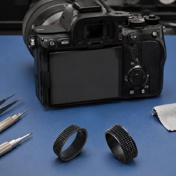 5D3 Camera Body Rubber Trim Replacement, Textured 2Piece Set for Control Area Repair, Ongoing Maintenance Tasks and Spare Storage