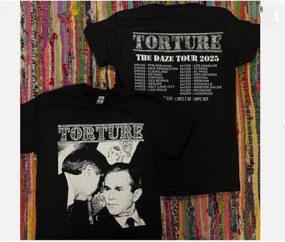Torture The Daze Tour 2025 TShirt All Sizes S To 5X for Fan Unisex T-Shirt