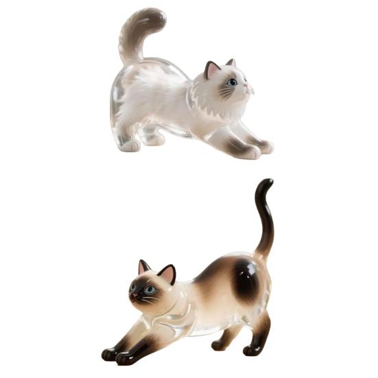 Transparent Kitten Hair Storage Box Waterproof Compact Lightweight Keepsake Pet Lover Sentimental Keychain Pendant