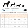 Reflective Pad Big Dog Leash for Training Walking Pet P Chain for Medium Large Dogs Malinois Collie Leashes Mascotas Accessories