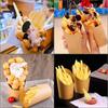 50/100PCS Disposable French Fry Cups Kraft Paper Fried Foods Fries Snacks Ice Cream Waffles Home Party Container Paper Cup