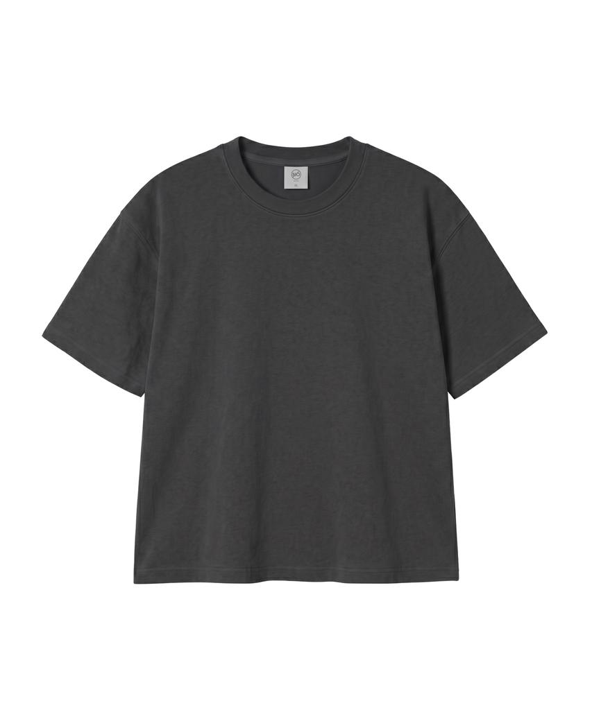 Noming [2Pack] Loose Fit Crop Pigment Short Sleeve (4 Colors)